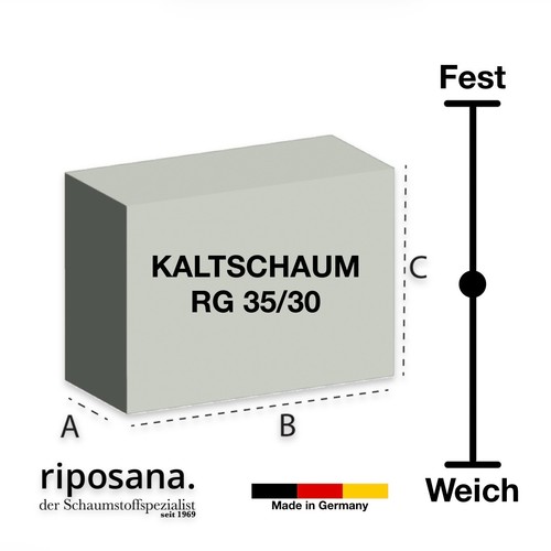 Schaumstoff kaltschaum 30 - schaumstoff, 35/30